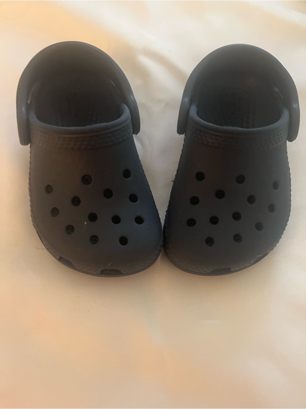 Crocs Kids Navy Blue Lightweight Clog Sandals Sz 5